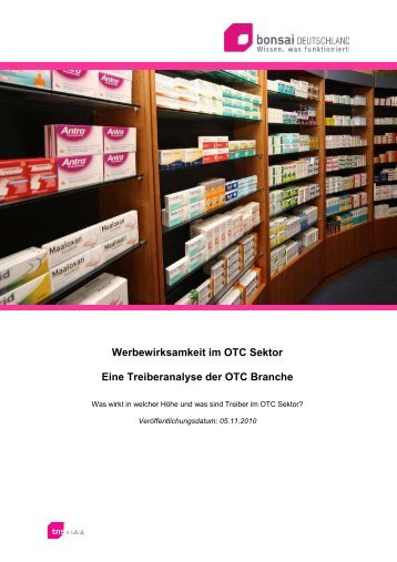 Werbewirksamkeit im OTC Sektor Eine ... - Bonsai Deutschland