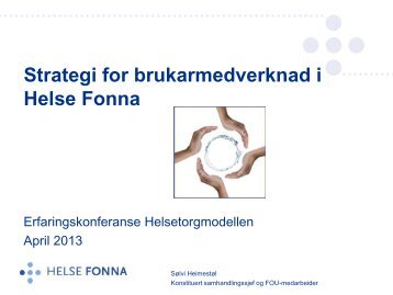 Strategi for brukermedvirkning i Helse Fonna - Helsetorgmodellen