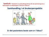 Samhandling i et brukerperspektiv -Egil Solberg - Helsetorgmodellen