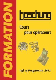 Cours pour opérateurs Jetbroom - Boschung