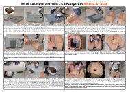 MONTAGEANLEITUNG - Kaminsystem HELUZ KLASIK