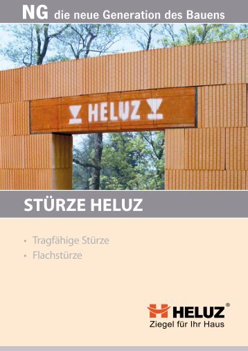 technische Details der tragfähigen Stürze - HELUZ