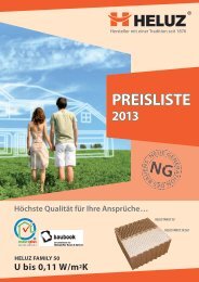 Preisliste Gültigkeit ab 2013 - HELUZ