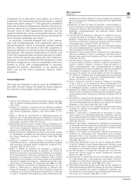 Cladribine combined with cyclophosphamide and ... - Hem-aids.ru