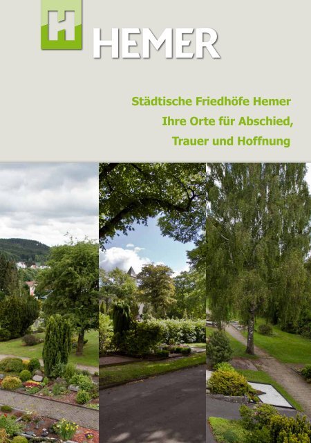 BroschÃ¼re StÃ¤dtische FriedhÃ¶fe.pdf DateigrÃ¶Ãe - Hemer