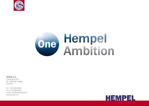 Hempel Corporate Responsibility Report 2011