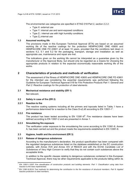 European Technical Approval Technical Approval ETA 12 ... - Hempel