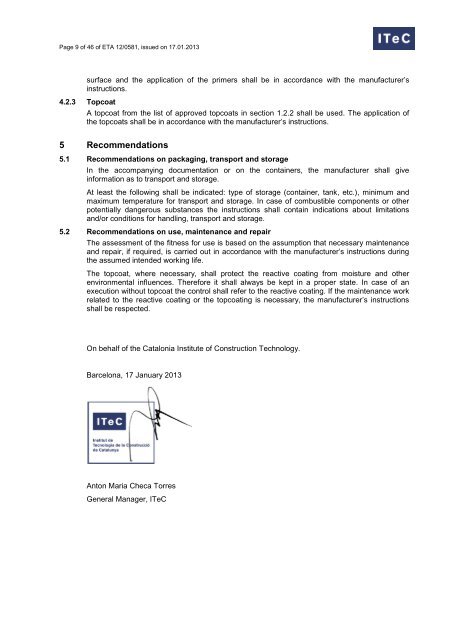 European Technical Approval Technical Approval ETA 12 ... - Hempel