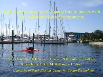 Underwater mass spectrometers to monitor coastal waters, harbors ...