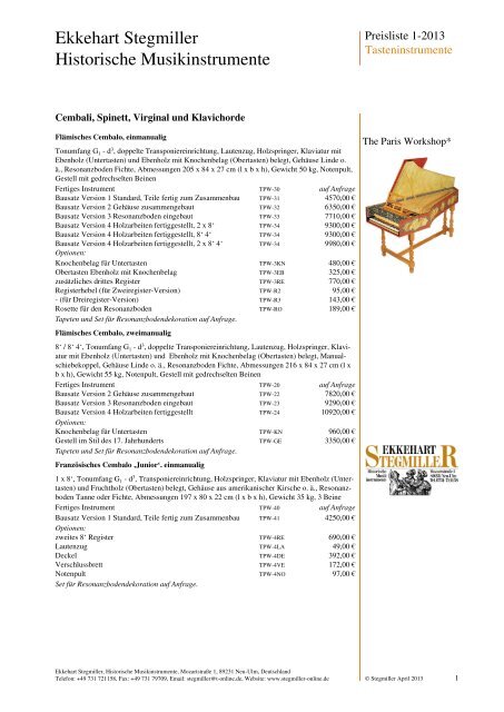 herunterladen - Cembalo, Zink und Gambe
