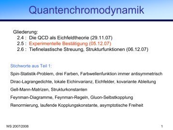 Tiefinelastische Streuung, Strukturfunktionen