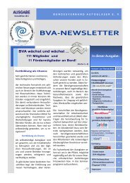 Herbst/Winter 2013 - Bundesverband Autoglaser eV