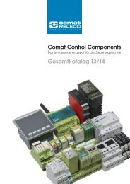 Comat Control Components Gesamtkatalog 13/14 - Comat AG