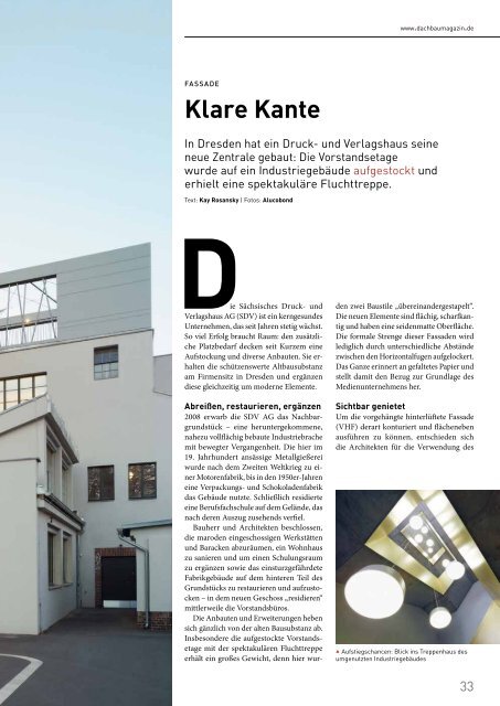 Aufträge am laufenden Band - Dachbaumagazin