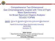 Comprehensive Two-Dimensional Gas Chromatography coupled ...