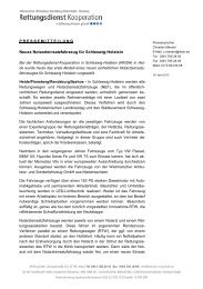 Neues Notarzteinsatzfahrzeug für Schleswig-Holstein - RKiSH