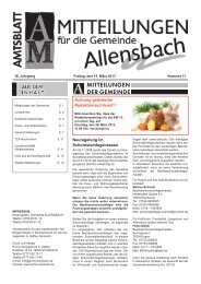 Ausgabe 15. März 2013 - KW 11 - Allensbach