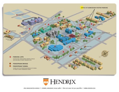 Hendrix College Campus Map