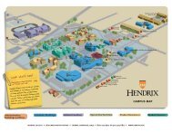 campus map - Hendrix College