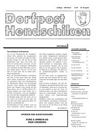 dorfpost/ausgabe_2004-05.pdf - Gemeinde Hendschiken