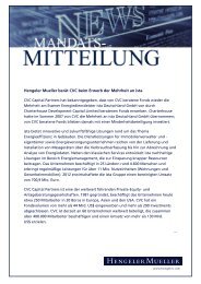 Hengeler Mueller berät CVC beim Erwerb der Mehrheit an ista