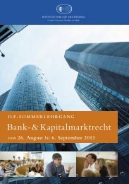 Broschüre (pdf) - Institute For Law And Finance