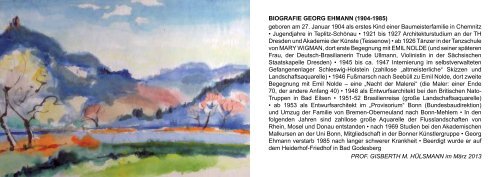 BIOGRAFIE GEORG EHMANN (1904-1985 ... - Galerie Schön