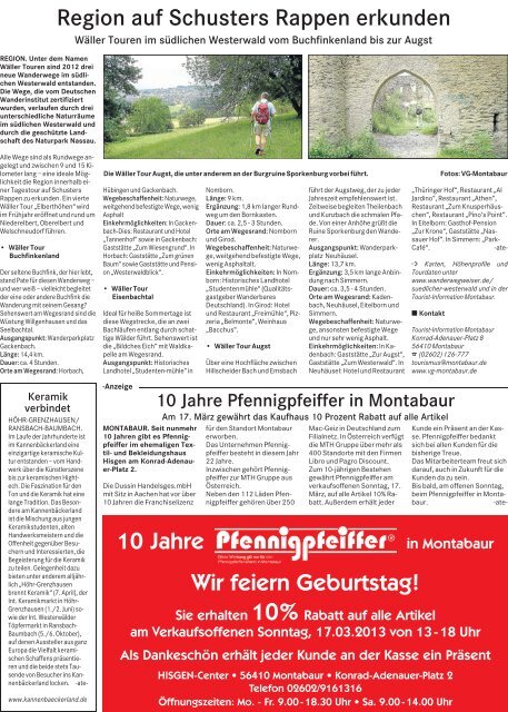 Westerwald - Der Lokalanzeiger