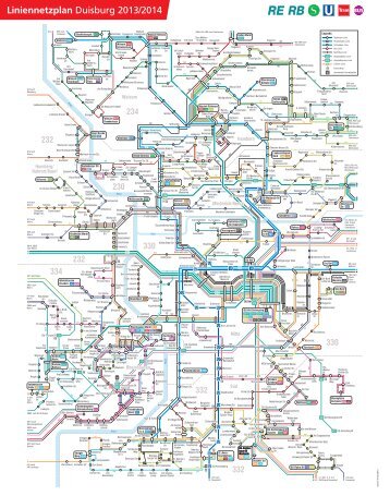 Liniennetzplan Duisburg 2013/2014 - DVG Duisburger ...