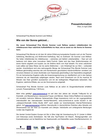 Press Release / PDF - Henkel