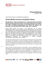 Press Release / PDF - Henkel