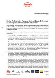 CommuniquÃ© de Presse / PDF - Henkel