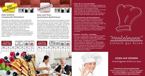 Download InformationsbroschÃ¼re - Henkelmann Gastronomie