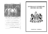 AVHS HISTORY RECORD #64 Mar13.pdf - The University of Sydney