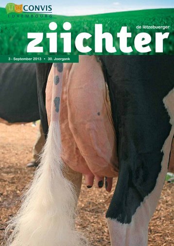 de lëtzebuerger Ziichter 3/2013 - Convis Herdbuch Service Elevage ...