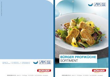 Bürger profiKüCHe sortiment