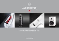 Audiovector Ki Series Brochure - Henley Designs Ltd.
