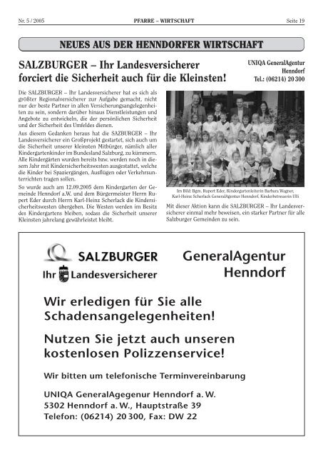 Datei herunterladen - .PDF - Henndorf am Wallersee