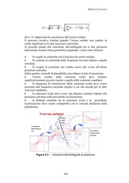 Capitolo 9 Il sistema satellitare ARGOS 9.0 ... - Sezione Navigazione