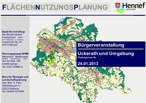 FLÃCHENNUTZUNGSPLANUNG ... - Hennef