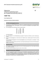 PDF-Dokument: Beschreibung Krankentagegeld Tarif TN3 ... - DKV