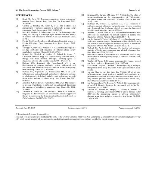 No Correlations Between the Development of ... - Bentham Science