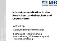 Krisenkommunikation in den Bereichen Landwirtschaft und ... - GIQS