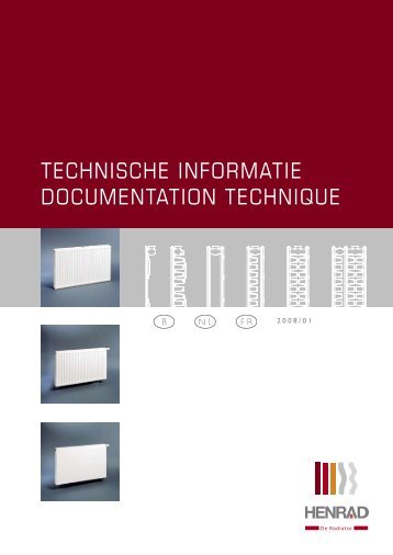 technische informatie documentation technique - Henrad