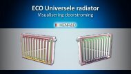 ECO radiator: doorstroming - Henrad