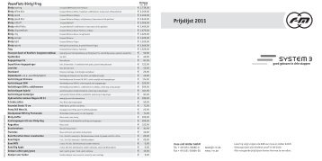 Prijslijst 2011 - riese und mÃ¼ller