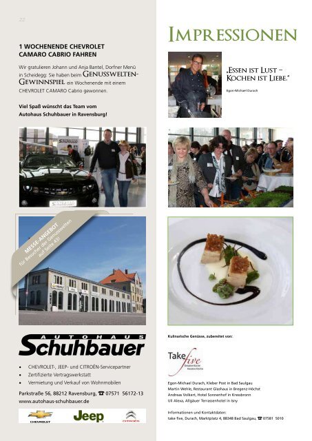 Das Genusswelten-Magazin als PDF finden Sie ... - Buchmann GmbH