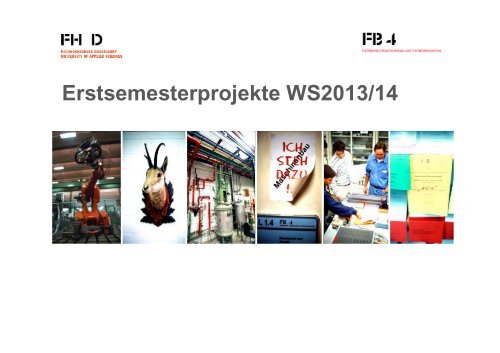 Erstsemesterprojekte WS2013/14