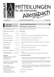 Ausgabe 06. Dezember 2013 - Allensbach