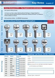 Katalog Ausgabe 203 Schließzylinder Zubehör Ladenausstattung